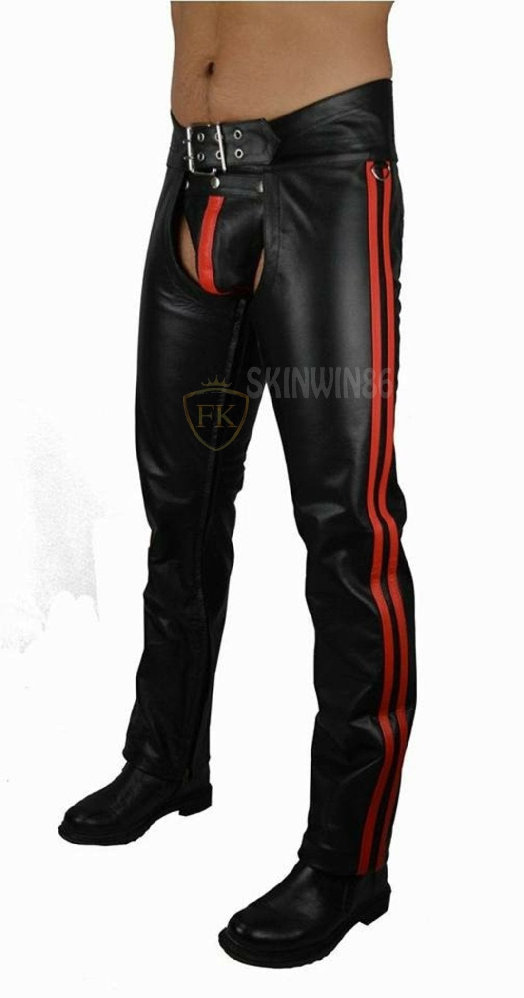 Men  Leather Chaps - MRI Leathers