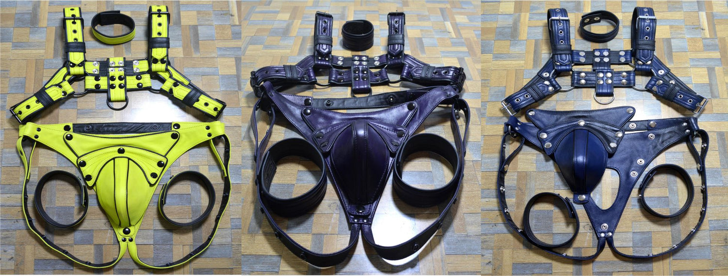 Men Leather chest harness