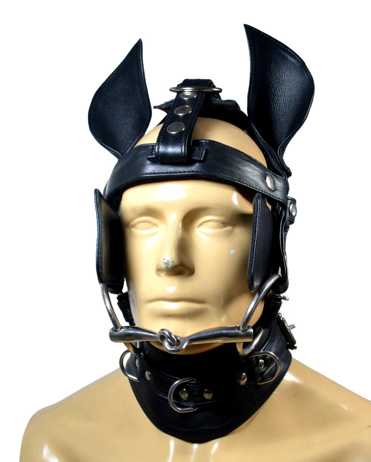 Pony play mask  Leather horse mask