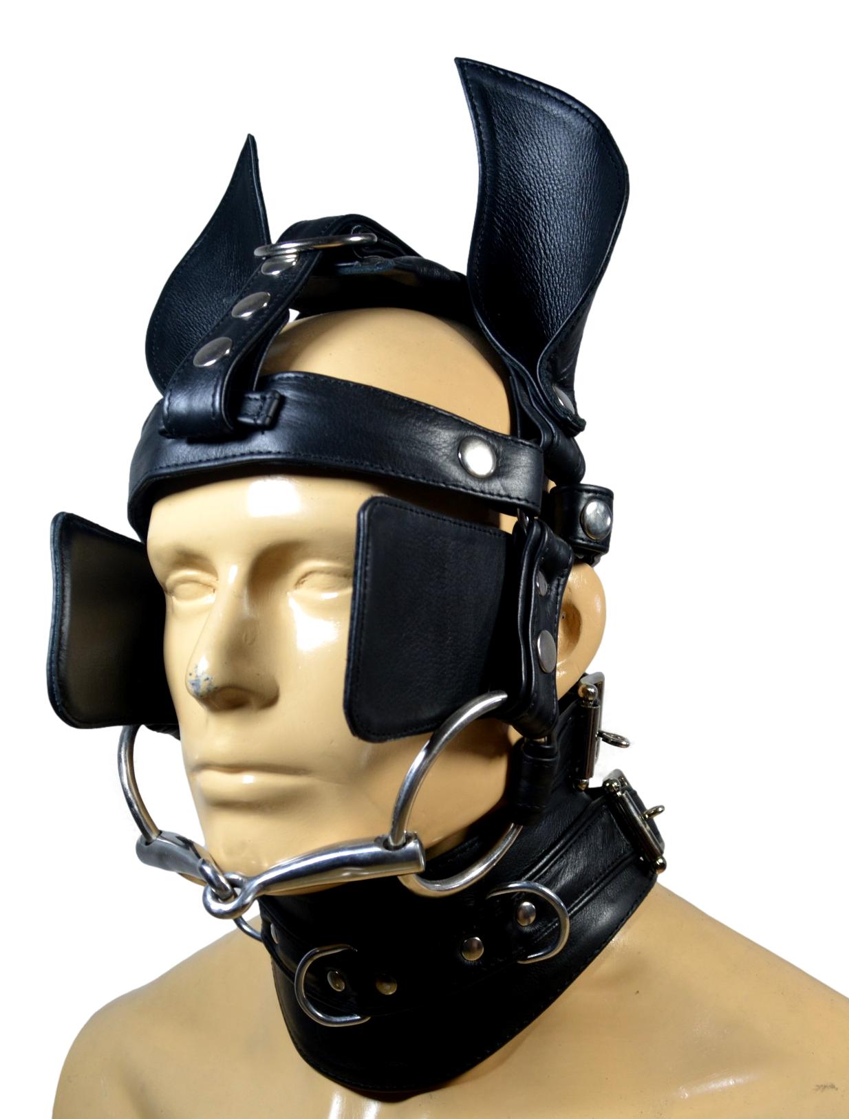 Pony play mask  Leather horse mask