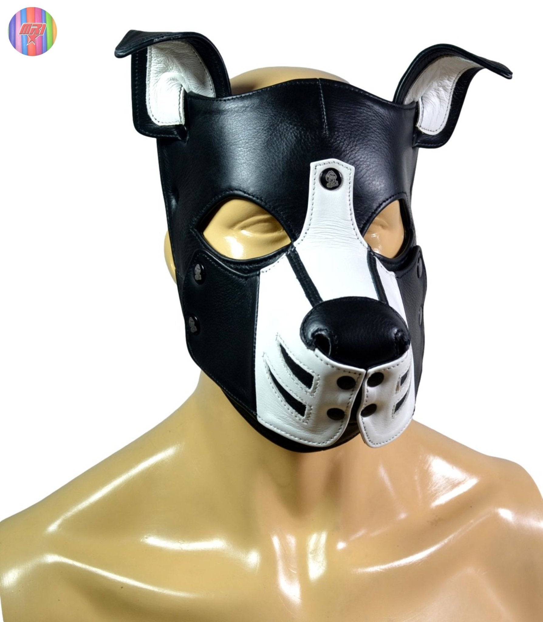 Leather Puppy Hood Mask for Cosplay and Puppy Play – MRI Leathers