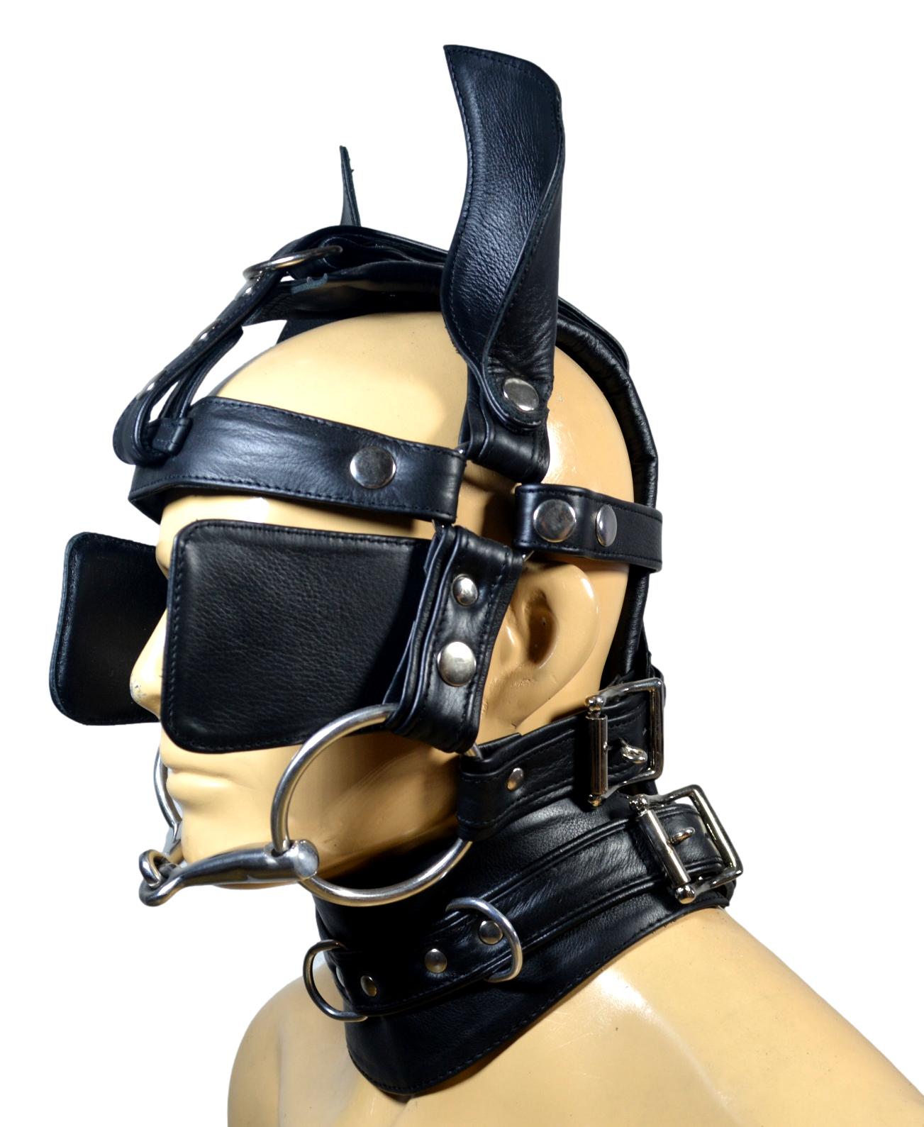 Pony play mask Leather horse mask - MRI Leathers