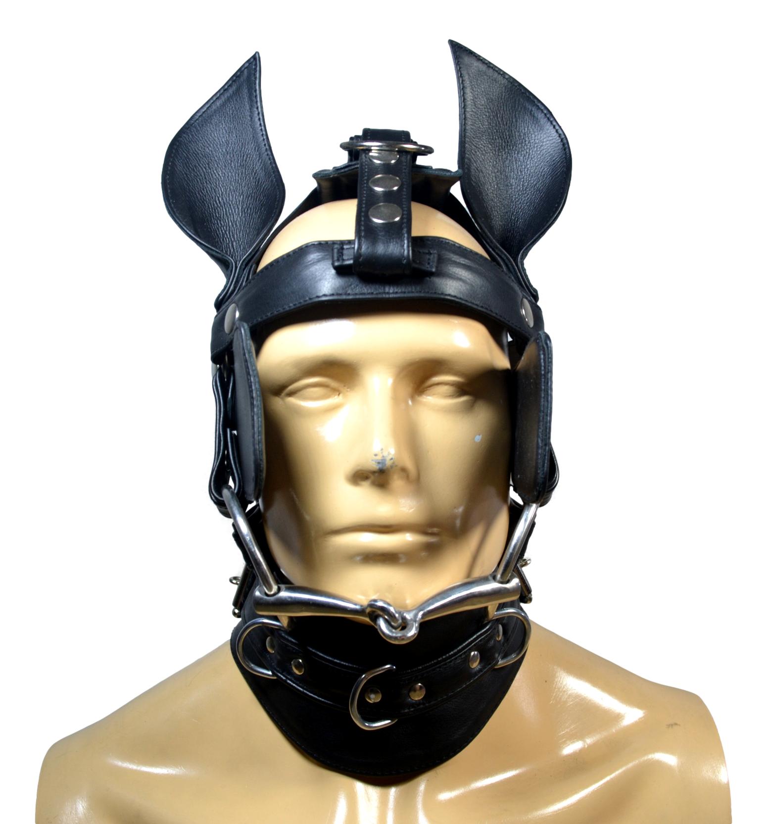 Pony play mask Leather horse mask - MRI Leathers