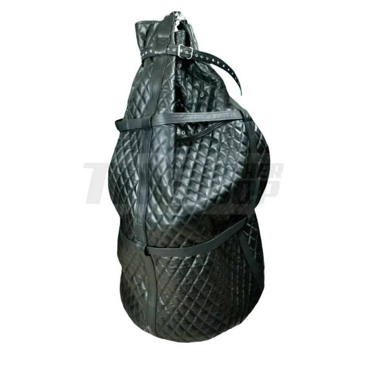 Quilted Leather Cocoon Bag Custom Made Premium Leather Craftsmanship - MRI Leathers