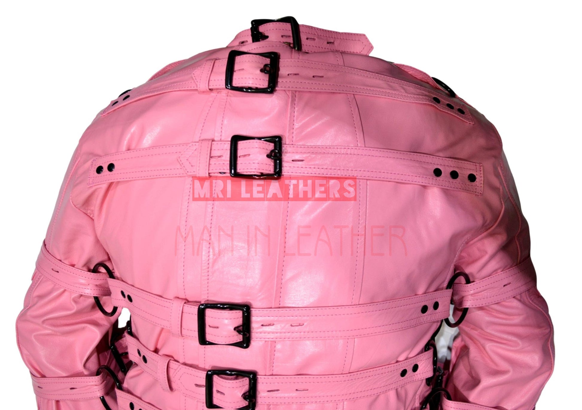 Strait Jacket BDSM Pure Leather Jacket Men Women Chastity Jacket Bondage Jacket (Copy) (Copy) (Copy) - MRI Leathers
