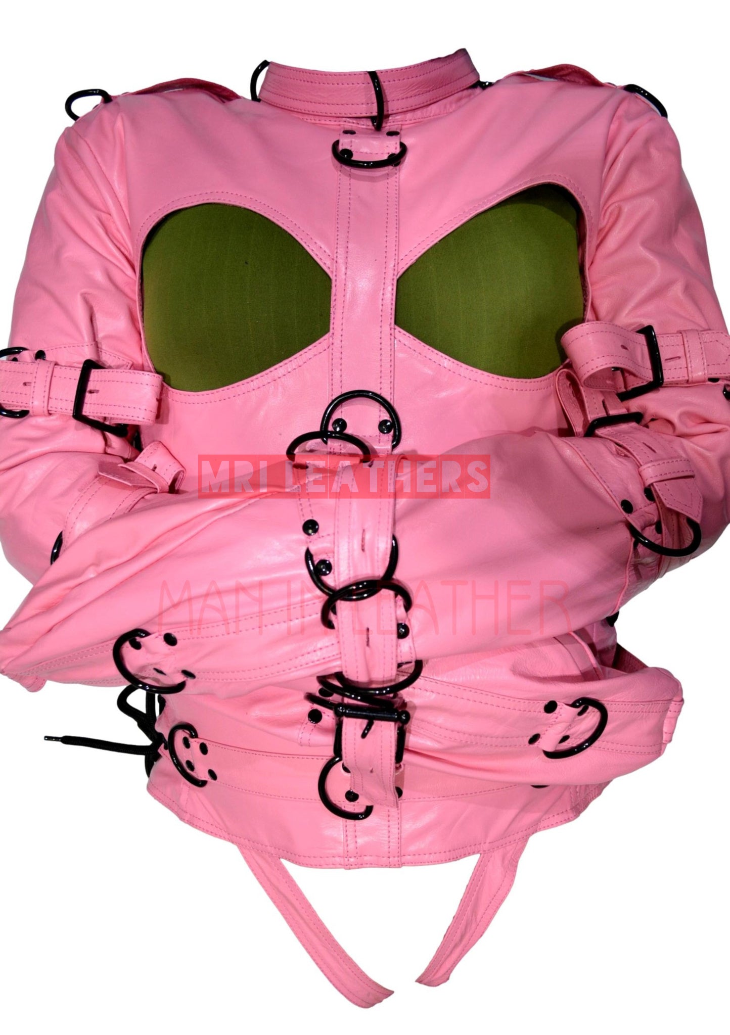 Strait Jacket BDSM Pure Leather Jacket Men Women Chastity Jacket Bondage Jacket (Copy) (Copy) (Copy) - MRI Leathers
