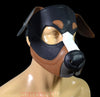 Catahoula Leopard Dog Leather Puppy Mask Hood Floppy Ears - MRI Leathers