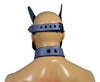 Leather Dog Mask Leather Pup Mask Dog Hood Pet Play Hood - MRI Leathers