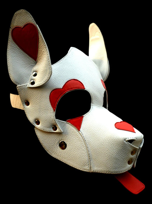 Leather Puppy Hood - MRI Leathers