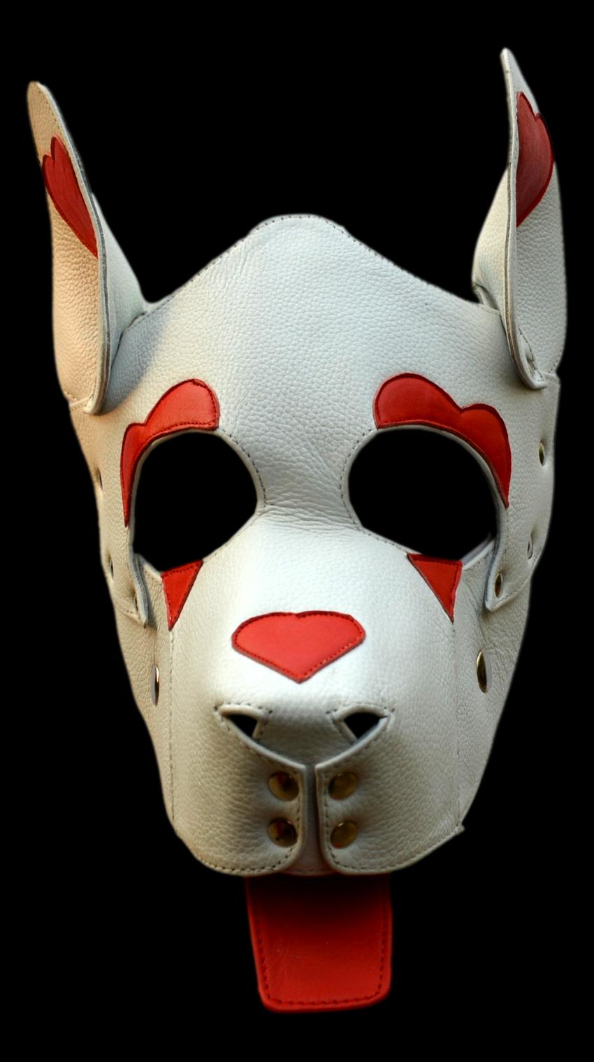 Leather Puppy Hood - MRI Leathers