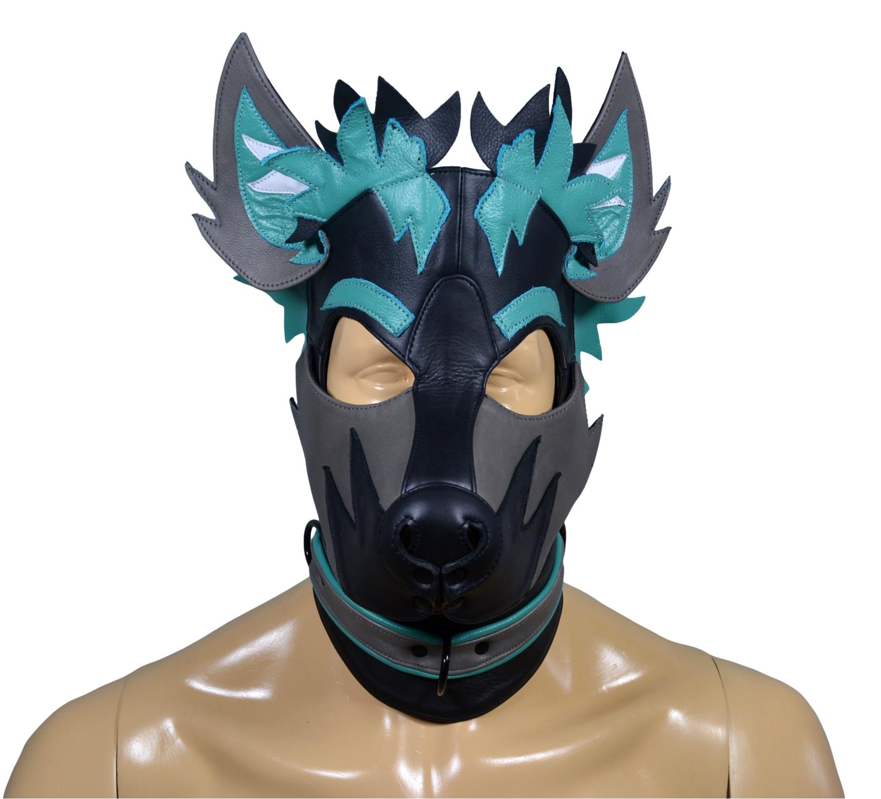 Leather Puppy Hood Puppy mask - MRI Leathers