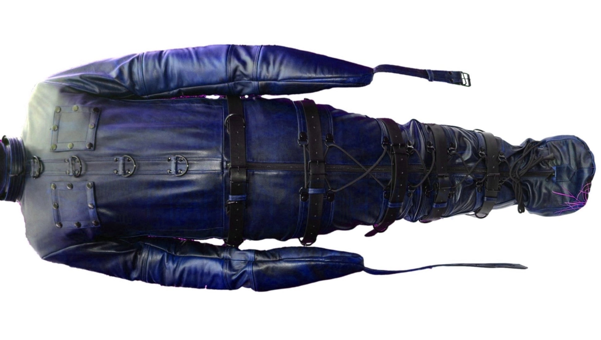 Leder-Schlafsack, Fesseln, Bondage, Leder-Schlafsack, Tow-Ton-Leder – MRI Leathers
