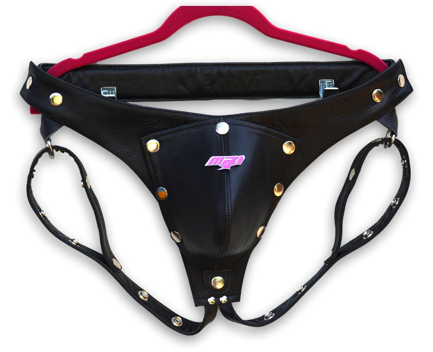 Men Black Leather Jock Strap, Men's Posing Pouch,Thong,G-String,Fetish,Gay,Sexy,Leather Underwear - MRI Leathers