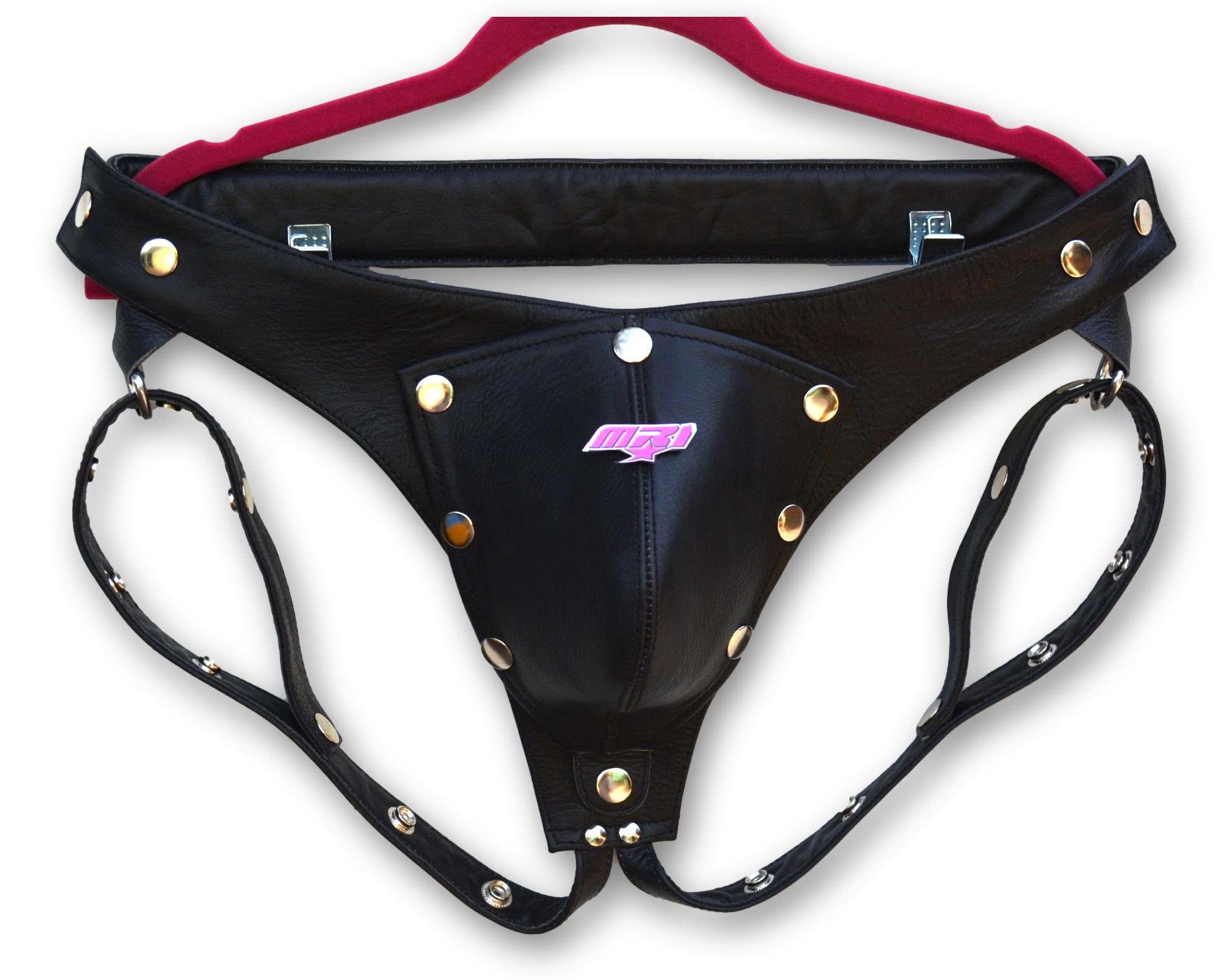 Men Black Leather Jock Strap, Men's Posing Pouch,Thong,G-String,Fetish,Gay,Sexy,Leather Underwear - MRI Leathers