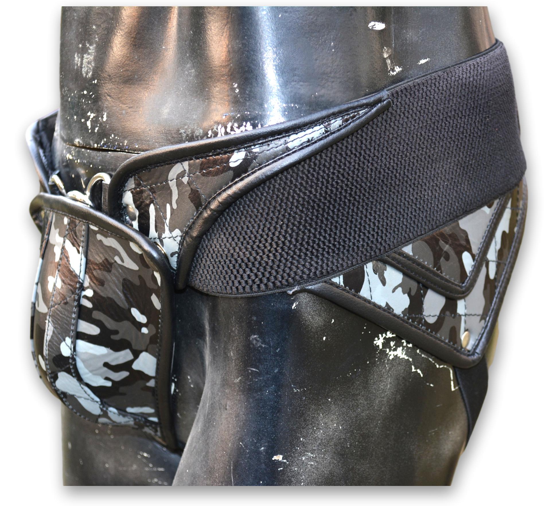 Men camouflage Leather Jock Strap, Men's Posing Pouch,Thong,G-String,Fetish,Gay,Sexy,Leather Underwear - MRI Leathers