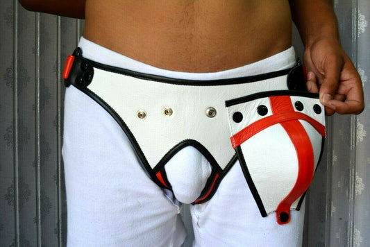 Men Leather Jock Strap