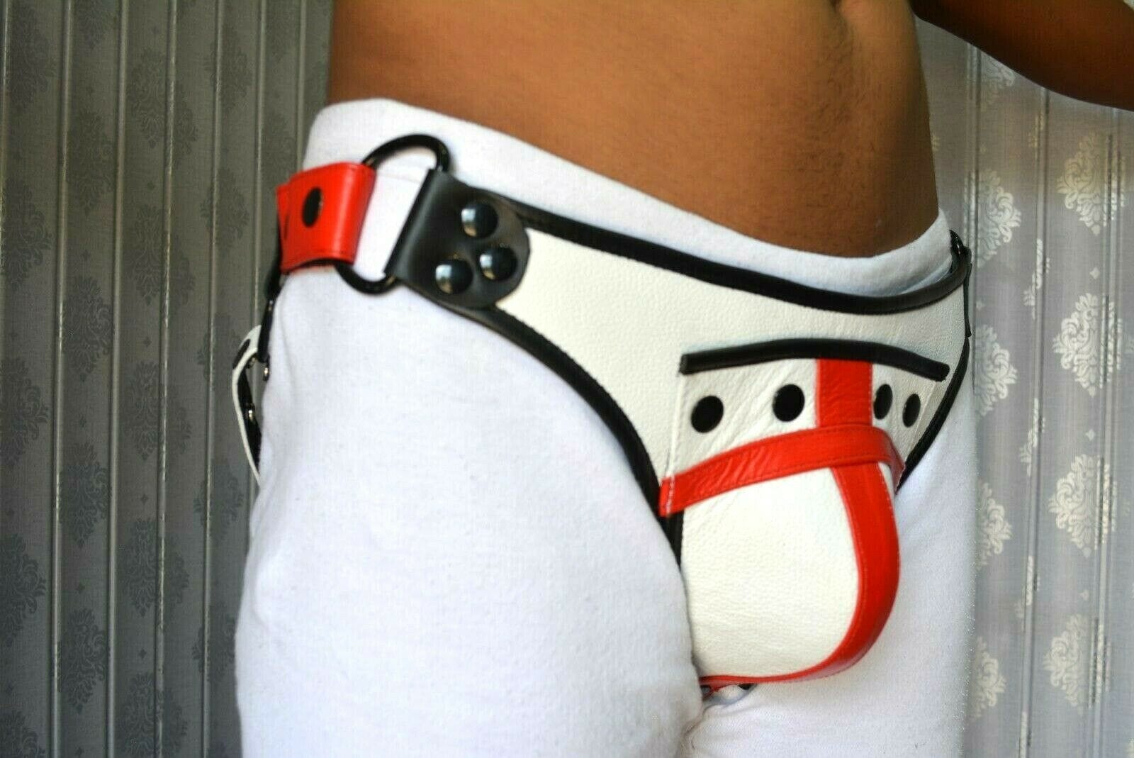 Men Leather Jock Strap