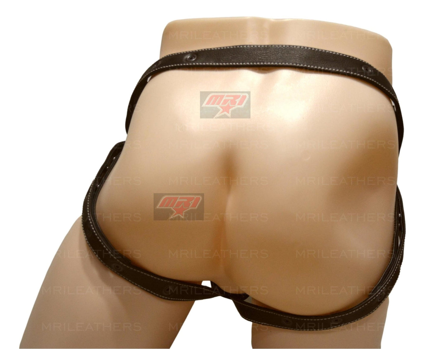 Men Leather Jockstrap -jock -thong removable pouch, lined with soft leather - MRI Leathers