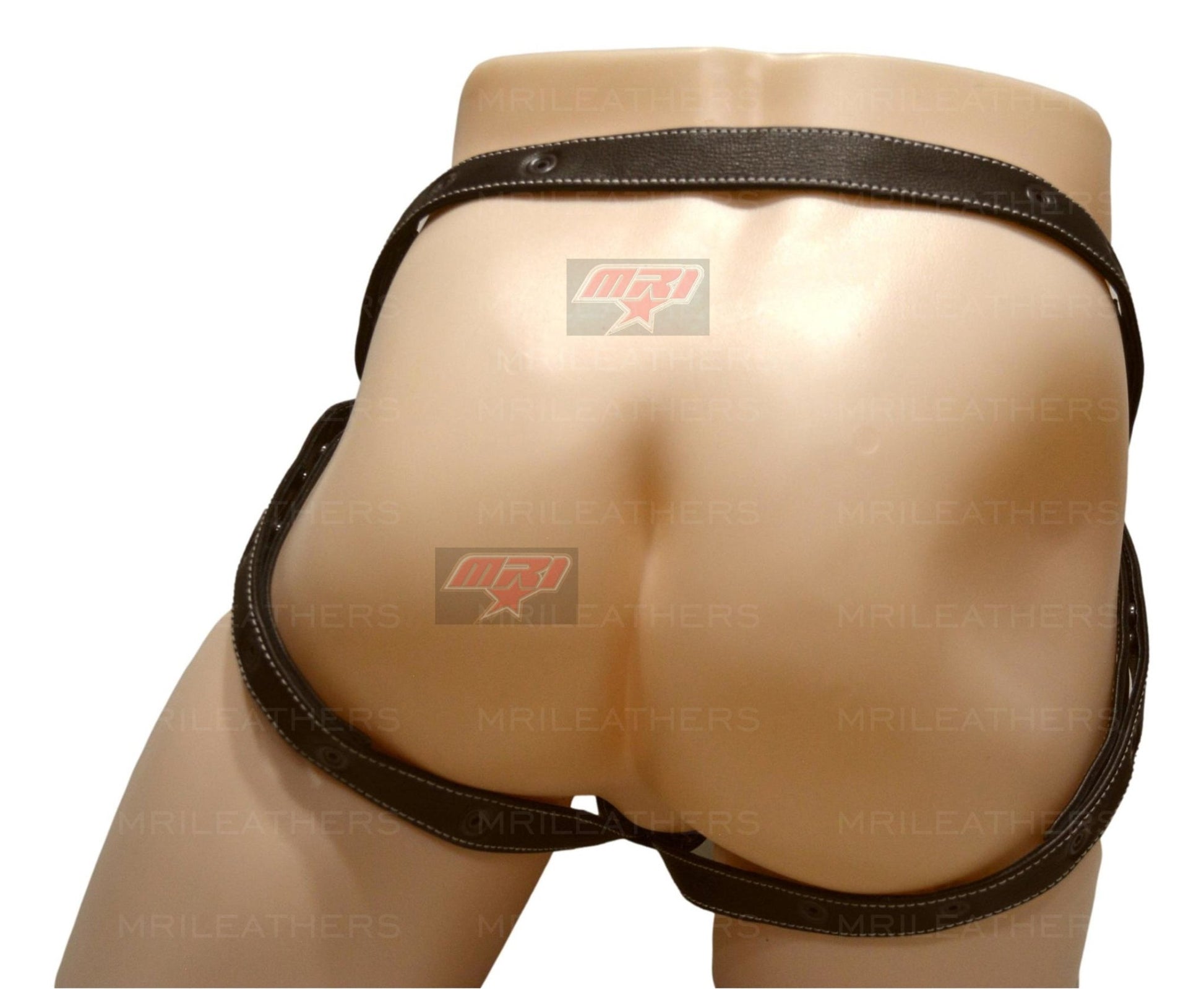 Men Leather Jockstrap -jock -thong removable pouch, lined with soft leather - MRI Leathers