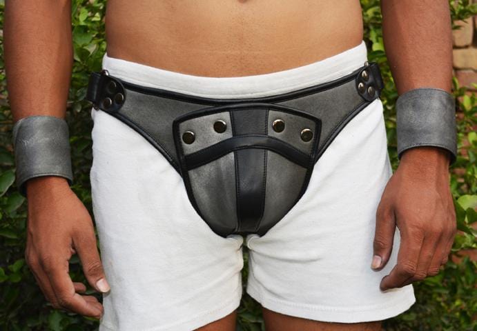 Men Leather Restrain Chest Harness Strap Belts Clubwear Costume Fancy. - MRI Leathers
