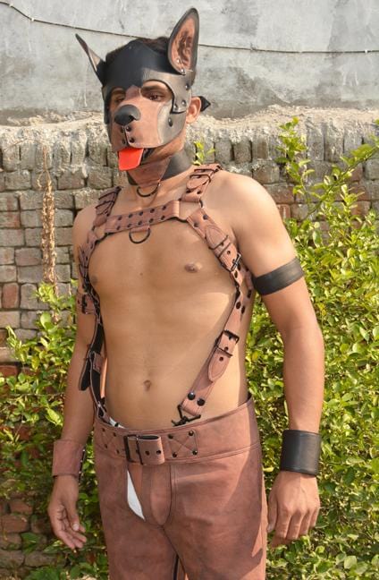 Men Leather Restrain Chest Harness Strap Belts Clubwear Costume Fancy. - MRI Leathers