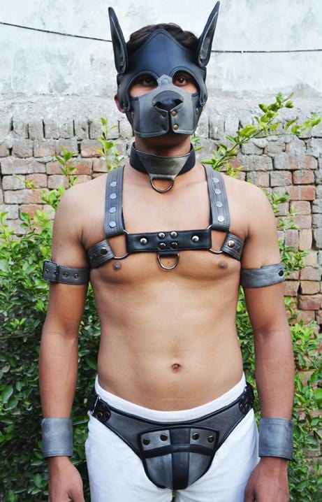 Men Leather Restrain Chest Harness Strap Belts Clubwear Costume Fancy. - MRI Leathers