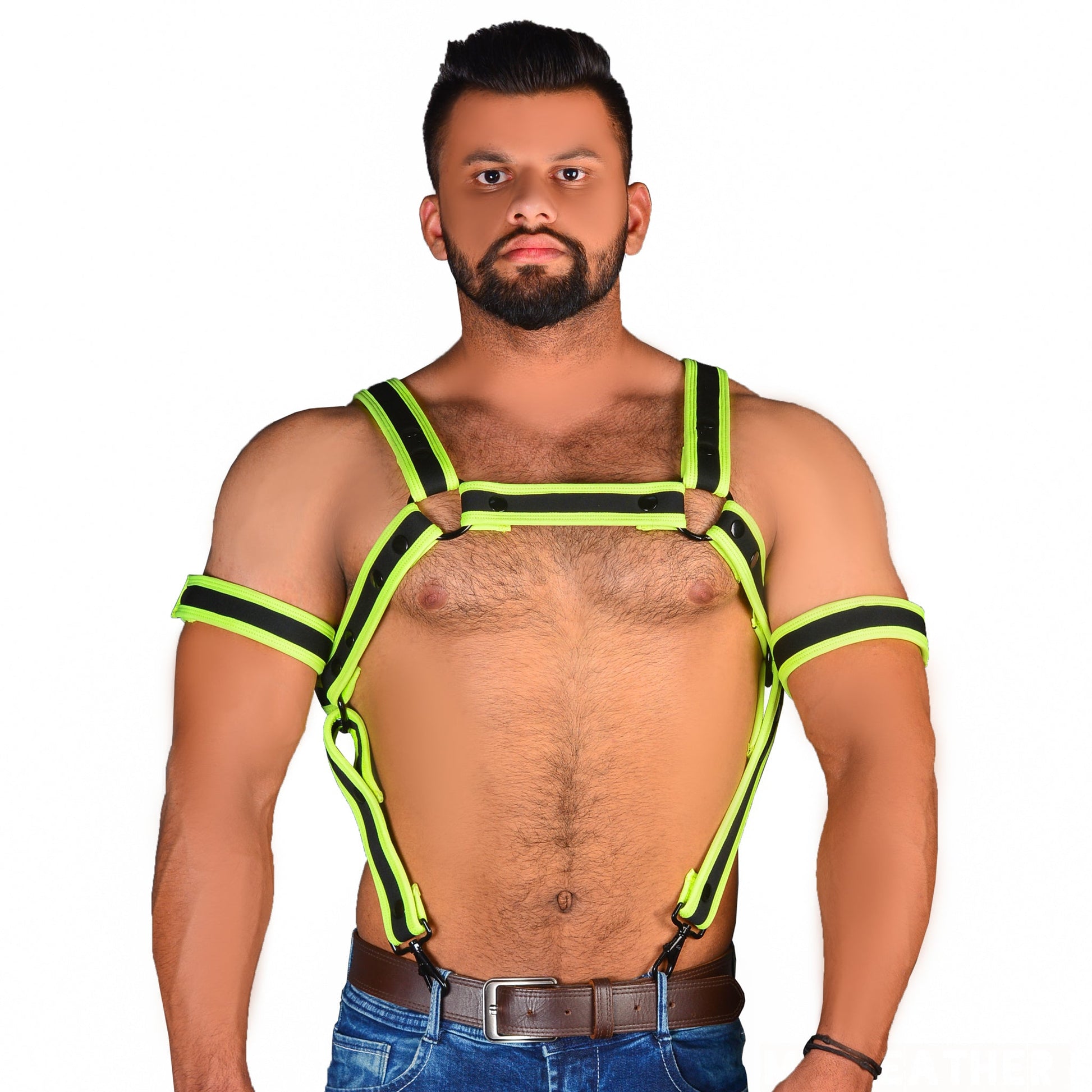 Neoprene Harness Bulldog Neoprene Harness - MRI Leathers