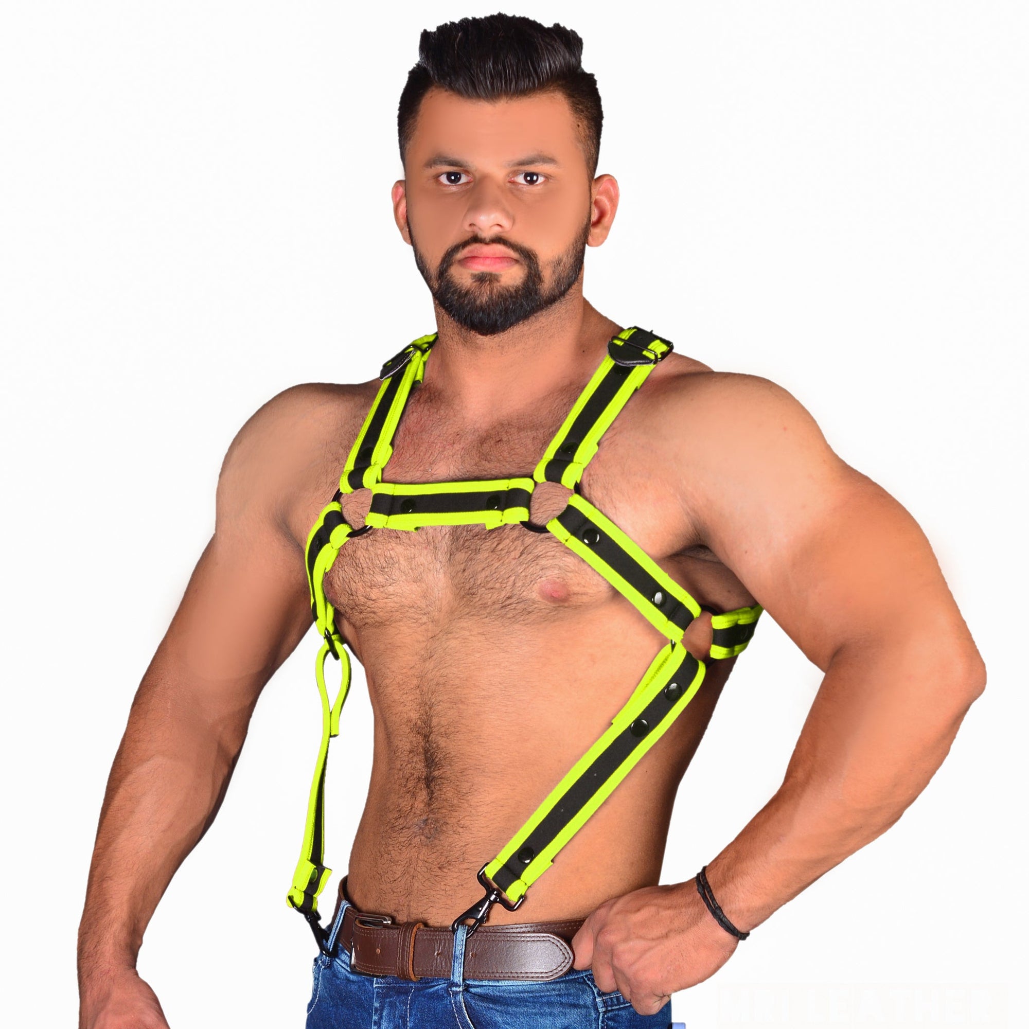 Neoprene Harness Bulldog Neoprene Harness - MRI Leathers