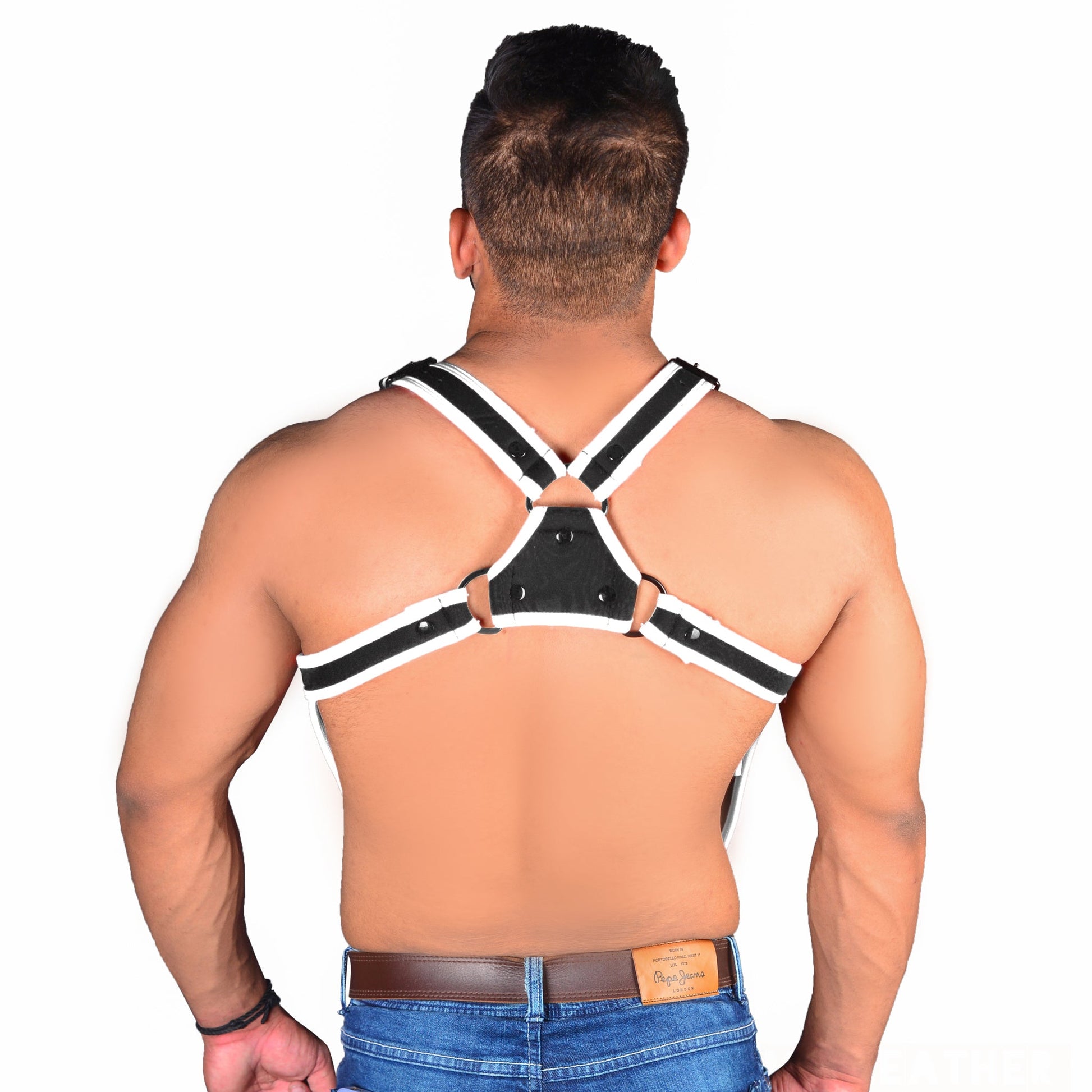 Neoprene Harness Bulldog Neoprene Mat Finish Harness - MRI Leathers
