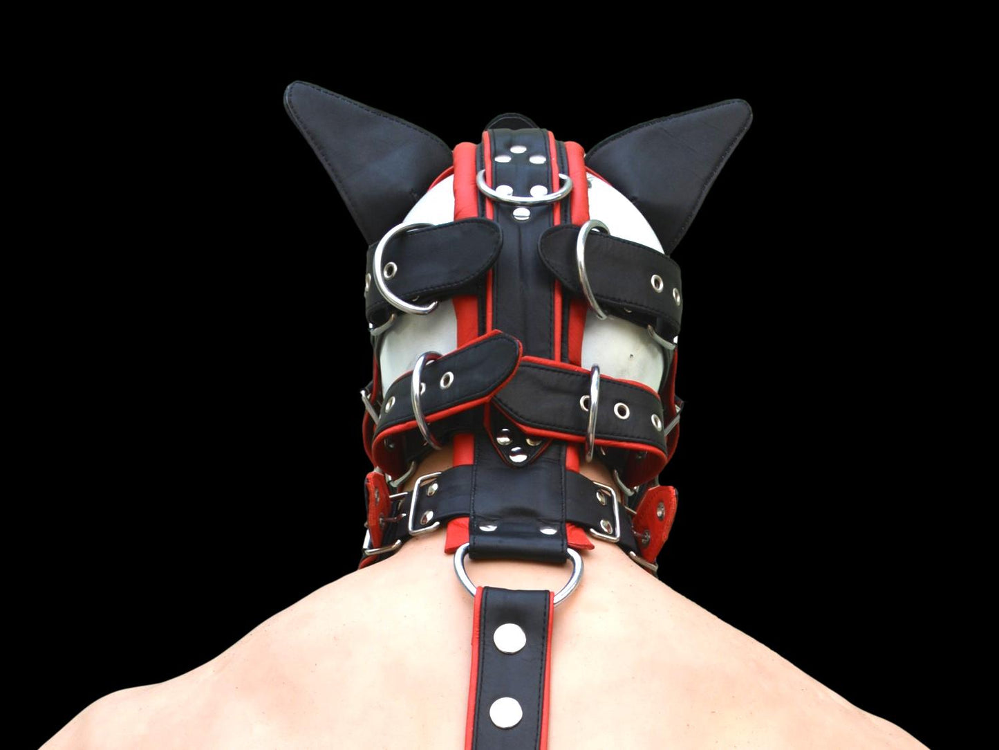 Puppy Mask Head Harness puppy mask PUP Men Muzzle HARNESS Dog Puppy Gimp Mask Bondage BDSM Cosplay - MRI Leathers