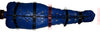 Real Blue Cow leather Sleep Sack Bondage Body Bag Bdsm Mummy Seductive Restricted Bondage Bag BDSM With Hood Heavy Duty belts Serious Bondage - MRI Leathers