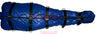 Real Blue Cow leather Sleep Sack Bondage Body Bag Bdsm Mummy Seductive Restricted Bondage Bag BDSM With Hood Heavy Duty belts Serious Bondage - MRI Leathers