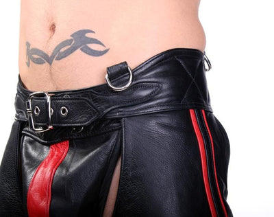gay men in chaps