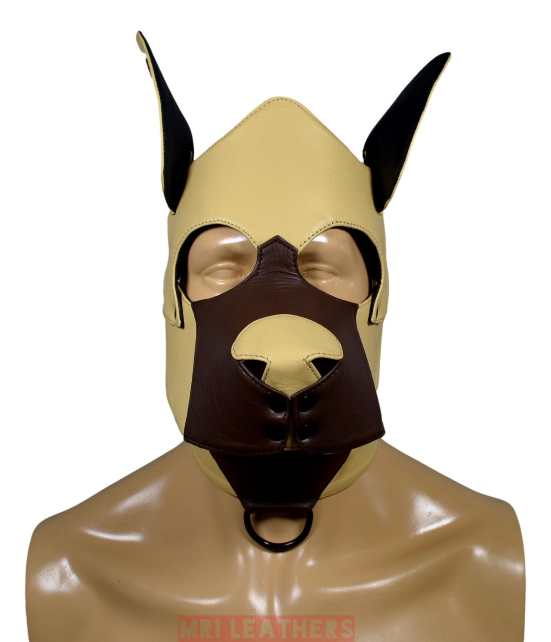 Stitch Leather Pup Mask - MRI Leathers