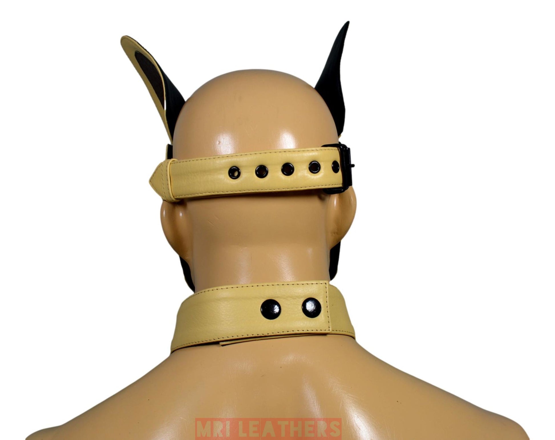 Stitch Leather Pup Mask - MRI Leathers
